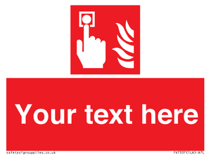 Custom Fire Alarm call point